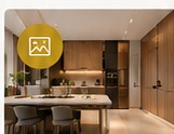 Ambiente de cocina contemporánea