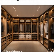 Ejemplo conceptual de vestidor